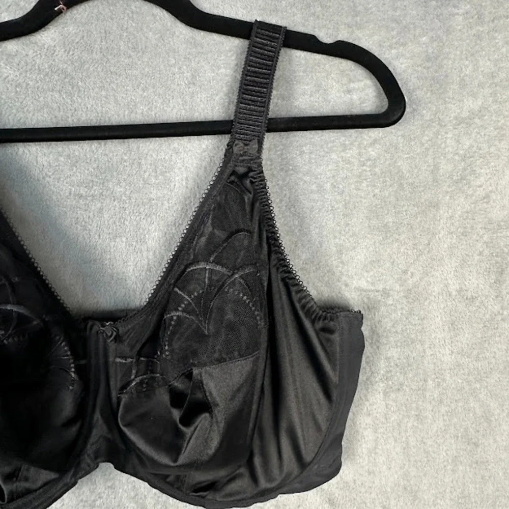 Elomi Cate Bra Womens 40I Black Full Coverage Underwire Lace 4030 - Picture 2 of 10
